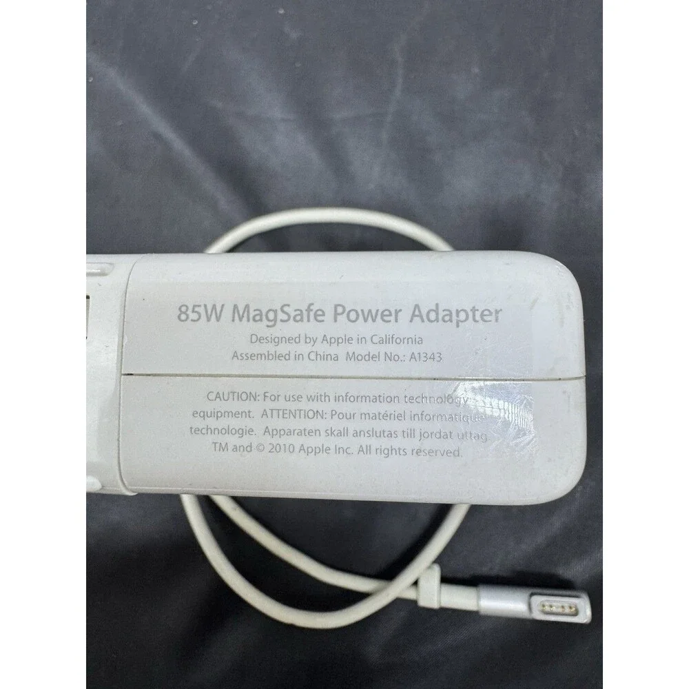 Genuine OEM Apple 85W MagSafe 1 Power Adapter A1343 L-Tip Charger MacBook Pro